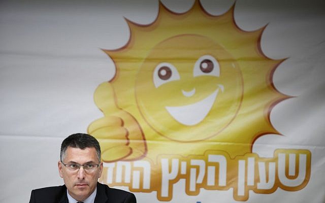 Interior Minister Gideon Sa'ar announces the extension of daylight savings time at the Knesset in May. (photo credit: Flash90) Interior Minister Gideon Sa'ar announces the extension of daylight savings time at the Knesset in May. (photo credit: Flash90)
