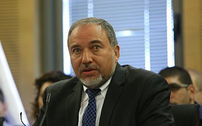 Former foreign minister and head of the Yisrael Beytenu party Avigdor Liberman, July 30, 2013. (photo credit: Yonatan Sindel/Flash90)