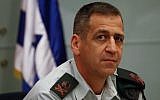 IDF Military Intelligence Director Major General Aviv Kochavi, August 08, 2013. (photo credit: FLASH90)