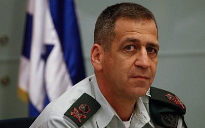 IDF Military Intelligence Director Major General Aviv Kochavi, August 08, 2013. (photo credit: FLASH90)