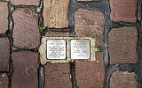 A 'stumbling block' in Heidelberg, Germany. Illustrative photo (CC-BY SA The Profitcy/Wikipedia)