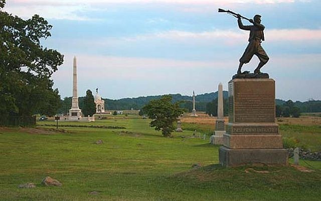 The High Water Mark of the Confederacy at the Gettysburg National Military Park (photo credit: Robert Swanson, Wikimedia Commons) The High Water Mark of the Confederacy at the Gettysburg National Military Park (photo credit: Robert Swanson, Wikimedia Commons)