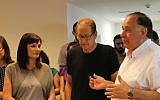 (L. to R.) Yael Mittelman, Jeff Pulver, and Yona Yahav (Photo credit: Courtesy)