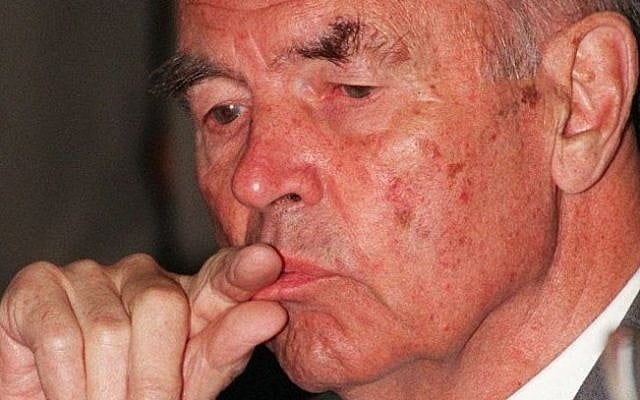 A 1996 file photo, showing former Nazi officer, Erich Priebke, attending an hearing of his trial at the tribunal in Rome. Erich Priebke, an ex SS captain sentenced to life for the 1944's Ardeatine caves massacre in Italy, died at 100. (Photo credit: AP /Giulio Broglio, File) A 1996 file photo, showing former Nazi officer, Erich Priebke, attending an hearing of his trial at the tribunal in Rome. Erich Priebke, an ex SS captain sentenced to life for the 1944's Ardeatine caves massacre in Italy, died at 100. (Photo credit: AP /Giulio Broglio, File)