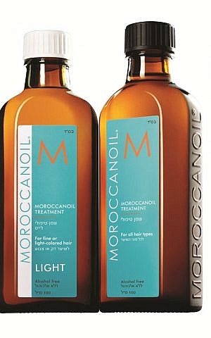 MoroccanOil's famed oil treatment (photo credit: Richard Firas)