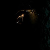 A Palestinian in one of Gaza's smuggling tunnels (photo credit: Hatem Moussa/AP) A Palestinian in one of Gaza's smuggling tunnels (photo credit: Hatem Moussa/AP)