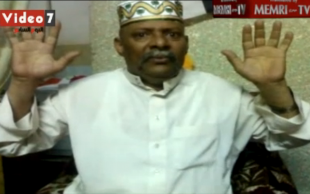 Hajj Abd al-Nabi, Egypt's chief executioner (screen capture: MEMRI) Hajj Abd al-Nabi, Egypt's chief executioner (screen capture: MEMRI)