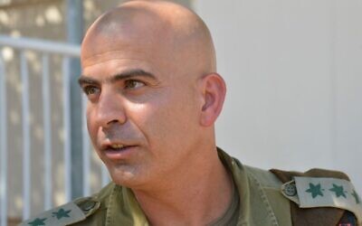 Ghassan Alian is seen during a patrol near the West Bank city of Jenin on July 30, 2013. (Yossi Zeliger/Flash90)
