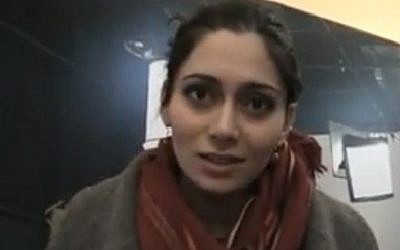 Iranian actress and reformist political activist Pegah Ahangarani was given an 18-year jail sentence Tuesday on security charges. (photo credit: screen capture, YouTube)