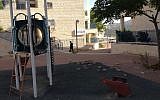 Illustrative photo of a playground (Times of Israel/Mitch Ginsburg)