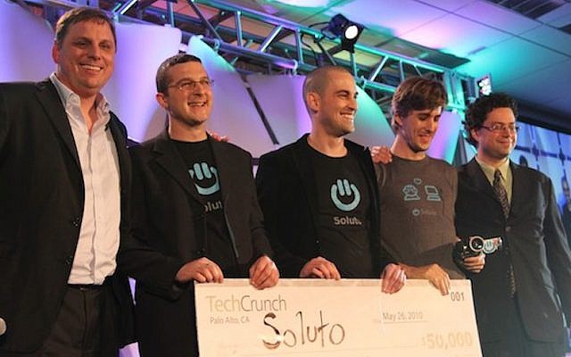 The Soluto team at the 2010 TechCrunch awards (Photo credit: Courtesy)