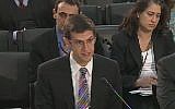 Director of Treasury Department's Office of Foreign Assets Control Adam Szubin. (screen capture: Youtube/HouseResourceOrg.)