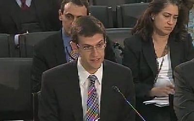 Director of Treasury Department's Office of Foreign Assets Control Adam Szubin. (screen capture: Youtube/HouseResourceOrg.)
