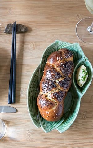 The Sake-Kasu Challah (photo credit: courtesy)