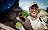 George Clooney in South Sudan (photo credit: Tim Freccia/Not On Our Watch)