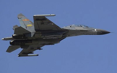 Illustrative photo of a Su-27 Flanker fighter jet (CC BY-juiceeric18, Flickr)