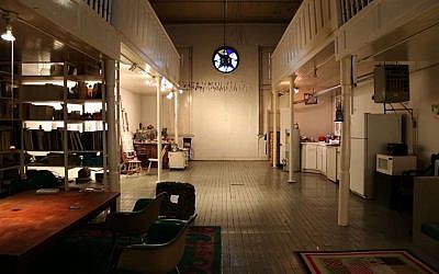 Casimir Nozkowski's childhood bedroom was in the women's balcony of what was once a synagogue at 70 Hester Street. (photo credit: Casimir Nozkowski)
