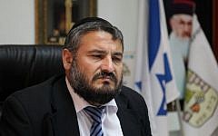 Beit Shemesh Mayor Moshe Abutbul. (photo credit: Flash90)