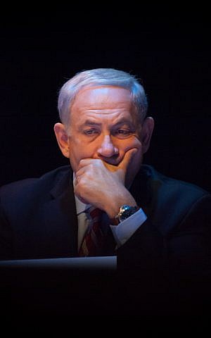 Prime Minister Benjamin Netanyahu. (Photo credit: Emil Salman/POOL/Flash90)