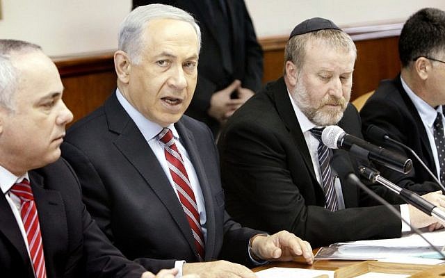 Prime Minister Benjamin Netanyahu leads the weekly cabinet meeting in Jerusalem on November 24, 2013. Photo by Miriam Alster/FLASH90 Prime Minister Benjamin Netanyahu leads the weekly cabinet meeting in Jerusalem on November 24, 2013. Photo by Miriam Alster/FLASH90