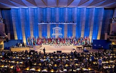 UNESCO delegates prior to the opening of the organization's 2013 General Conference in Paris, France. (AP/Benjamin Girette)
