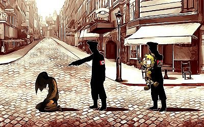 From 'Imagination is the Only Escape,' a satirical game that takes place during the Holocaust (photo credit: Luc Bernard)