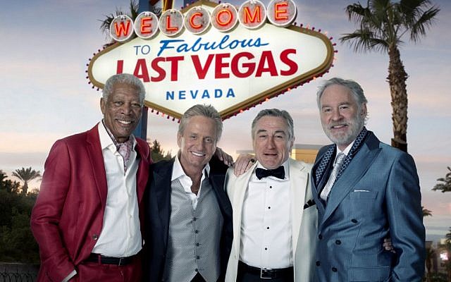 'Los Vegas,' an ageing buddy film. (photo credit: CBS films)