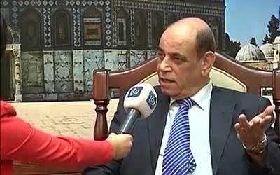 Palestinian political adviser Nimer Hammad (photo credit: YouTube image)