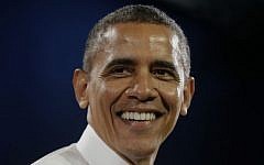 President Barack Obama, Monday, Nov. 25, 2013 (photo credit: AP/Pablo Martinez Monsivais)
