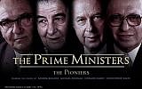 A poster for the film 'The Prime Ministers: The Pioneers,' by the Simon Wiesenthal Center (courtesy)