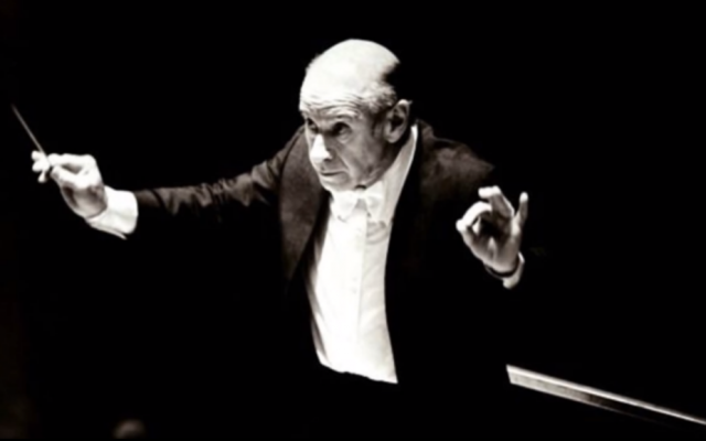 Conductor Erich Leinsdorf breaks the news of Kennedy's assassination, plays Beethoven's 3rd (photo credit: youTube Screen shot)