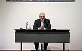 Iranian Foreign Minister Mohammad Javad Zarif speaks to the media at the International Conference Centre of Geneva, Sunday, Nov. 24, 2013, in Geneva, Switzerland. (photo credit: AP/Carolyn Kaster, Pool)