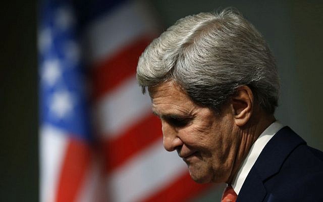 US Secretary of State John Kerry (photo credit: AP/Jason Reed/File)