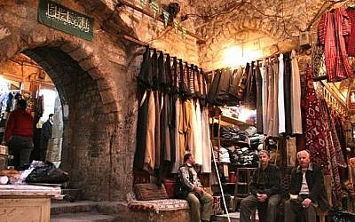 The ancient souk in Aleppo. (photo credit: Wikimedia)