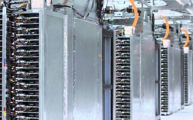 View of a Google Data Center (Photo credit: Courtesy)