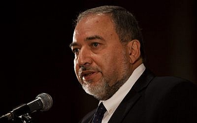 MK Avigdor Liberman, in Jerusalem, October 21, 2013. (photo credit: Flash90)