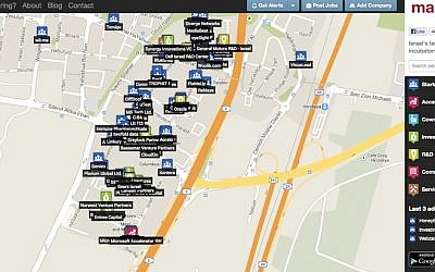 Mapped in Israel screenshot (Photo credit: Courtesy)