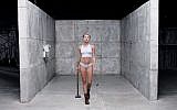 Miley Cyrus in a scene from the clip to her song 'Wrecking Ball' (screen capture: YouTube)