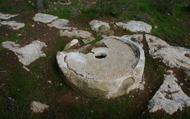 The olive press (photo credit: Shmuel Bar-Am)