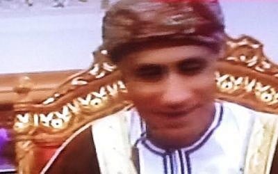 Omani interlocutor Salem Ben Nasser al Ismaily (photo credit: Channel 2 screenshot)