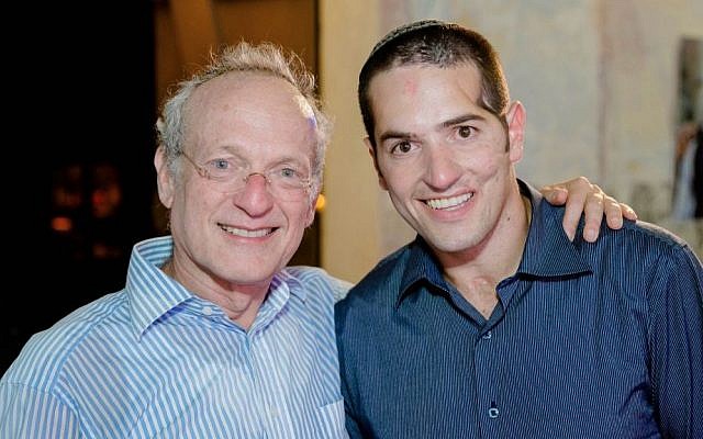 Aharon Karov with OneFamily founder Marc Belzberg. (photo credit: courtesy)