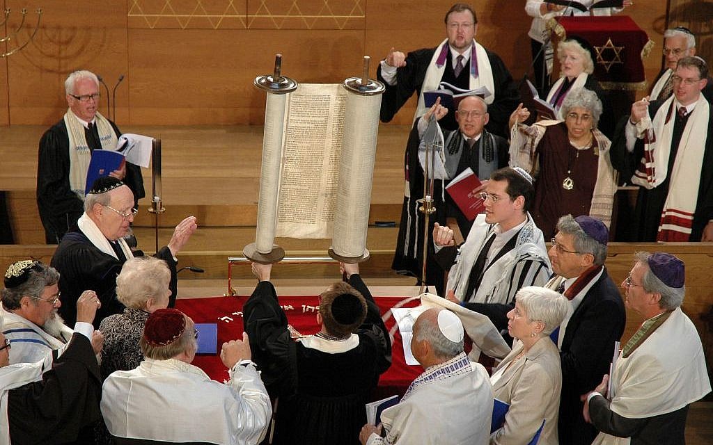 Illustrative: A service at the Abraham Geiger College in Potsdam near Berlin. (photo credit: Margrit Schmidt)