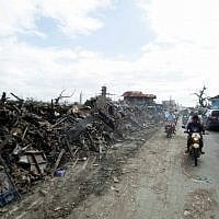 Image taken by IsraAID member shows devastation in the Philippines. (Photo credit: IsraAID/Nufar Tagar) Image taken by IsraAID member shows devastation in the Philippines. (Photo credit: IsraAID/Nufar Tagar)