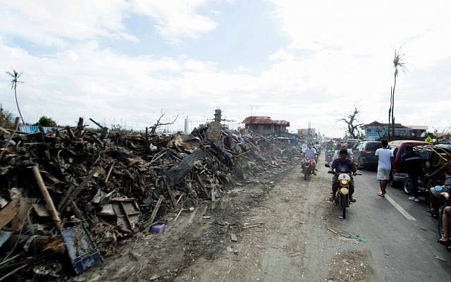 Image taken by IsraAID member shows devastation in the Philippines. (Photo credit: IsraAID/Nufar Tagar) Image taken by IsraAID member shows devastation in the Philippines. (Photo credit: IsraAID/Nufar Tagar)