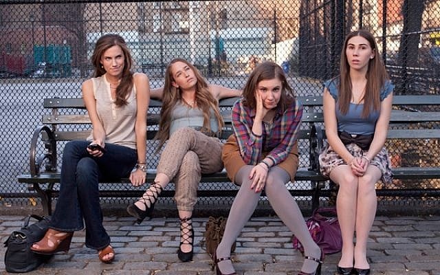 The girls of HBO's award-winning show, 'Girls,' starring creator Lena Dunham, second from right (photo credit: Courtesy 'Girls') The girls of HBO's award-winning show, 'Girls,' starring creator Lena Dunham, second from right (photo credit: Courtesy 'Girls')