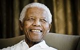 Former South African president Nelson Mandela in 2009. (photo credit: AP/Theana Calitz-Bilt, Pool)