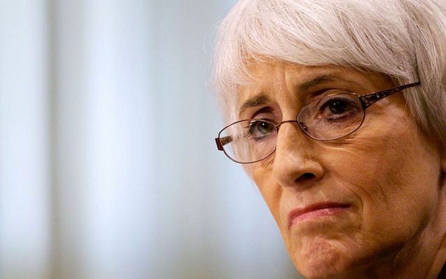 US Under Secretary of State for Political Affairs Wendy Sherman testifies on Capitol Hill before the Senate Foreign Relations Committee, Oct. 3, 2013 (AP/Molly Riley)