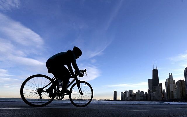 Mayor Rahm Emanuel has made bike lanes and bike programs a signature issue, believing it makes downtown an attractive place for bright young people and innovative companies. (photo credit: AP Photo/Charles Rex Arbogast) Mayor Rahm Emanuel has made bike lanes and bike programs a signature issue, believing it makes downtown an attractive place for bright young people and innovative companies. (photo credit: AP Photo/Charles Rex Arbogast)
