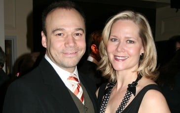 Danny Burstein and Rebecca Luker at NYS ARTS Fall Gala 2008 (photo credit: Rubenstein via wikipedia)