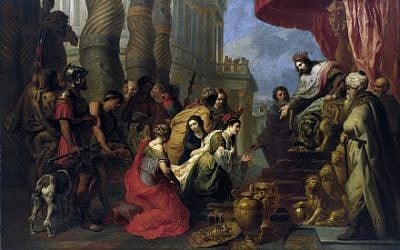 'The Meeting of King Solomon and the Queen of Sheba,' by Erasmus Quellinus, 17th century